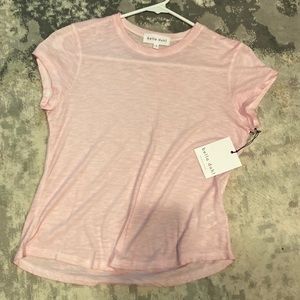 Bella Dahl. Shorter length tshirt. Size small. Made in the USA.